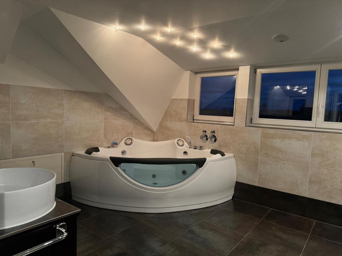 205 Qm "Traumtor" Mit Sauna, Whirlpool, Kamin Und 3 Terrassen Mit Blick In Die Boehmisch Saechsische Schweiz Дрезден Экстерьер фото